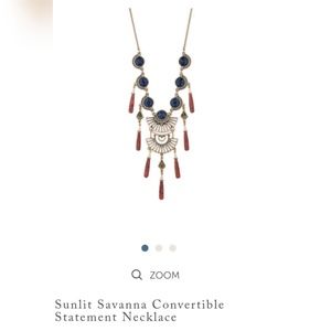 Sunlit Savannah statement necklace chloe